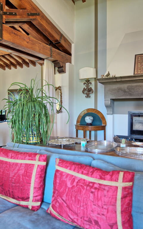 Villa Casciani: Frokostlokale, Stue