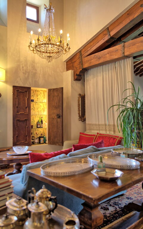 Villa Casciani: Frokostlokale, Stue