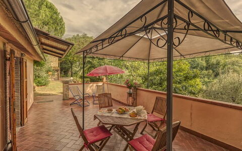 Feriebolig Leccino 4: Altan / terrasse / gårdhave