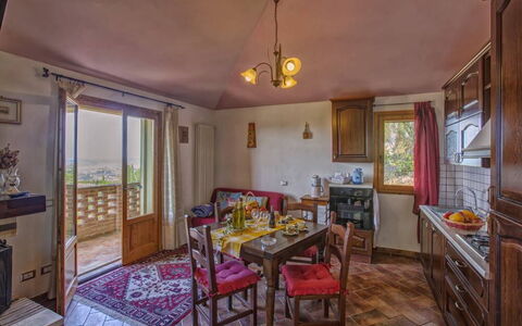 Feriebolig Leccino 5: Frokostlokale, Køkken