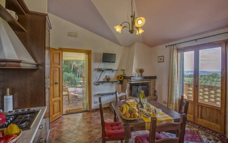 Feriebolig Leccino 5: Frokostlokale, Køkken