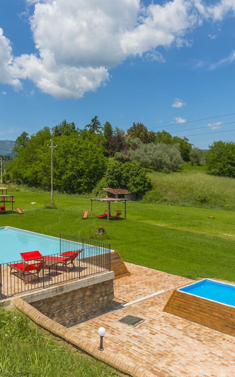 Le Fornaci: Have, pool, Udendørs, Udvendige, Visninger