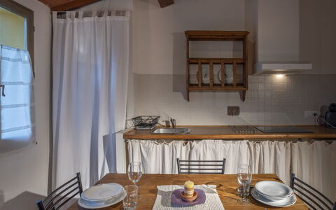 Feriebolig Mattacchione: Frokostlokale, Køkken