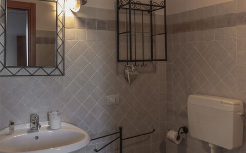 Feriebolig La Maria e Cecco: Badeværelse