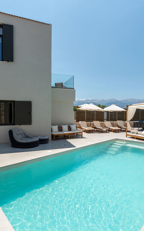 Villa Paul: Have, pool, Udendørs, Udvendige