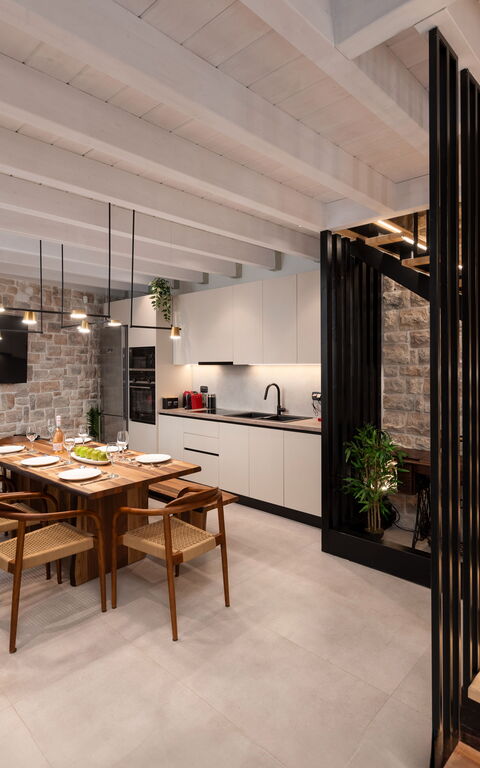 Villa Paul: Køkken, Stue