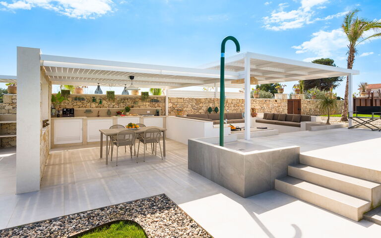 Villa Paradisus: Altan / terrasse / gårdhave, Udendørs, Udvendige