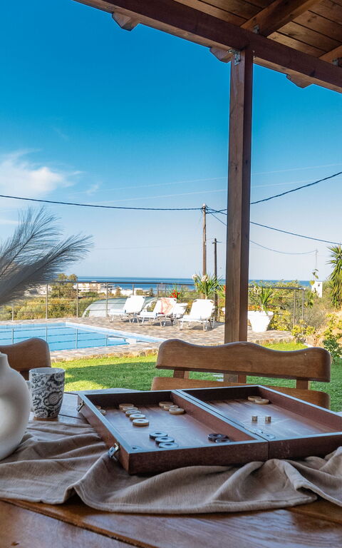 Villa Rose: Altan / terrasse / gårdhave, Have, pool, Udendørs, Udvendige, Visninger