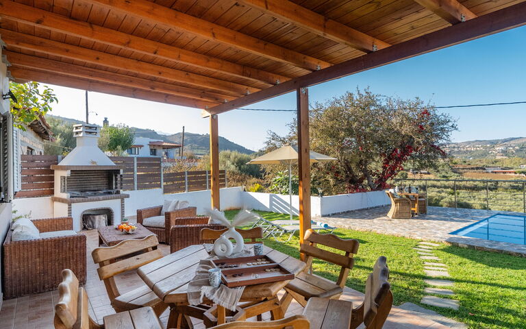 Villa Rose: Altan / terrasse / gårdhave, Have, pool, Udendørs, Udvendige