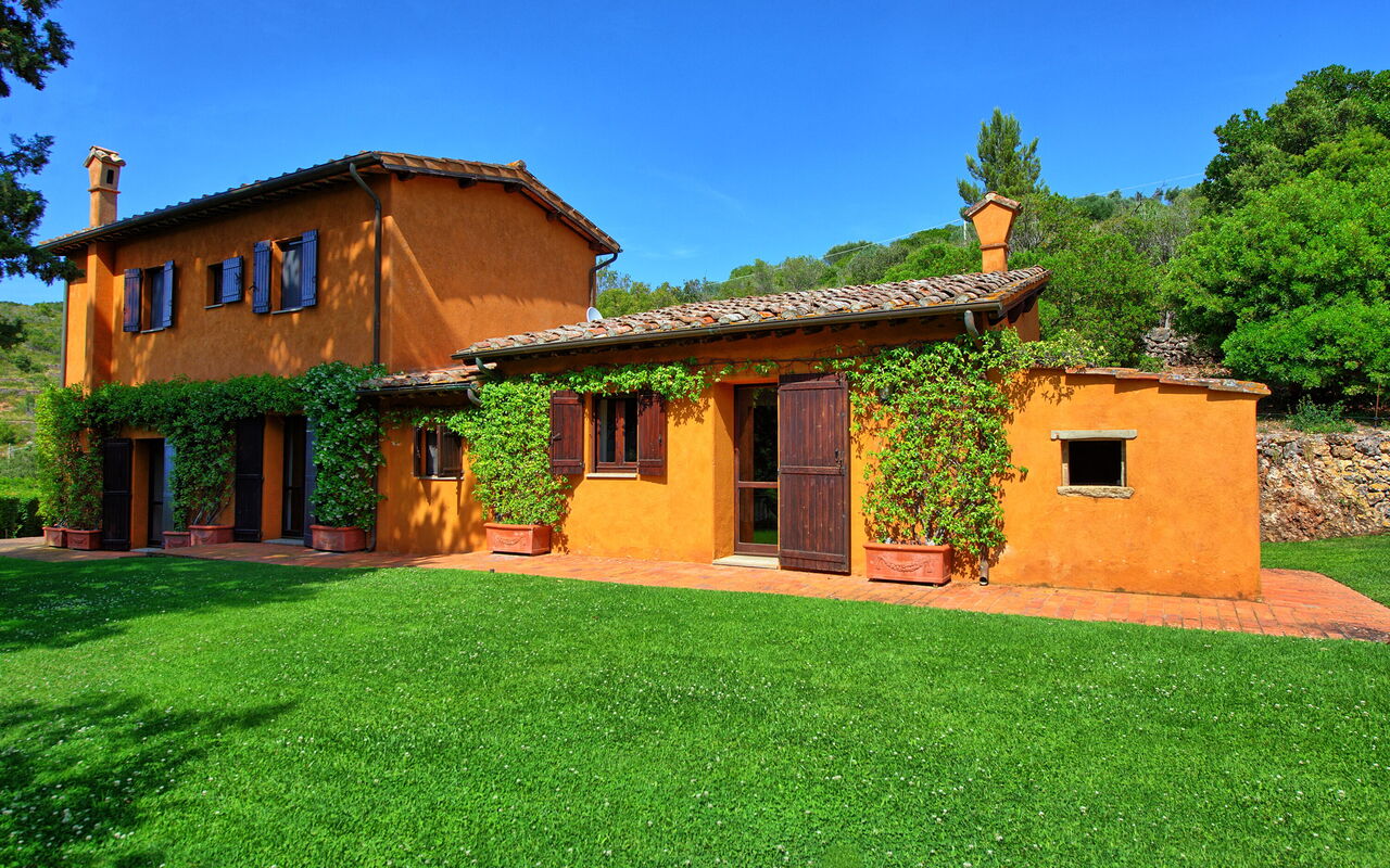 Casale Argentario: Have, Udendørs