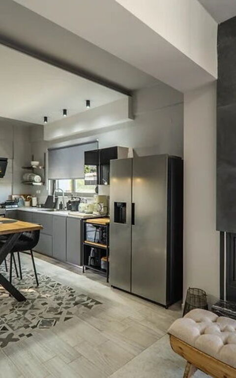 Villa Katrina: Køkken, Stue