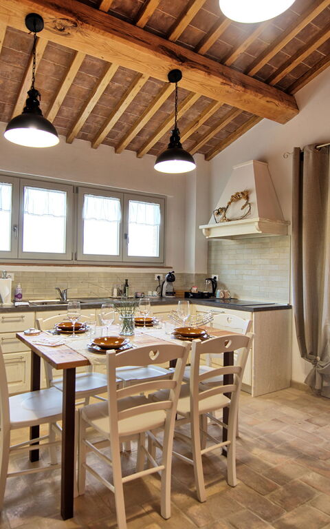 Casa Andrea: Frokostlokale, Køkken, Stue