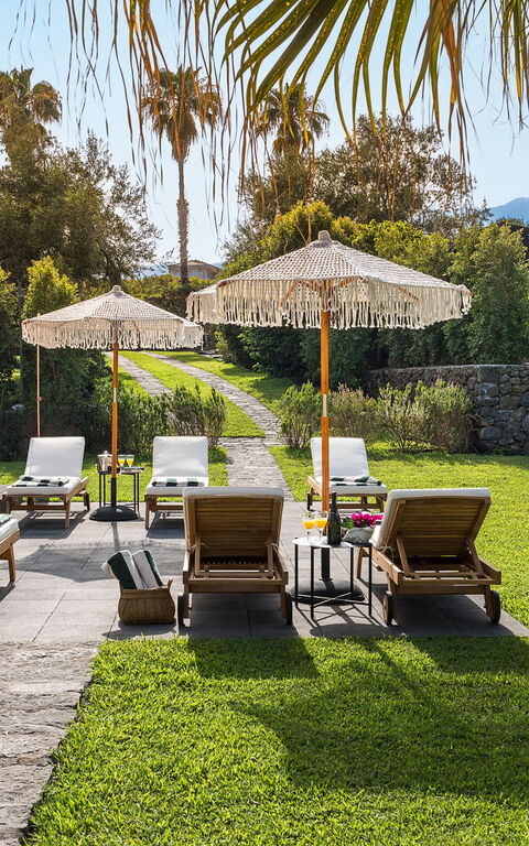 Villa Acqua Marina: Have, pool, Udendørs, Udvendige