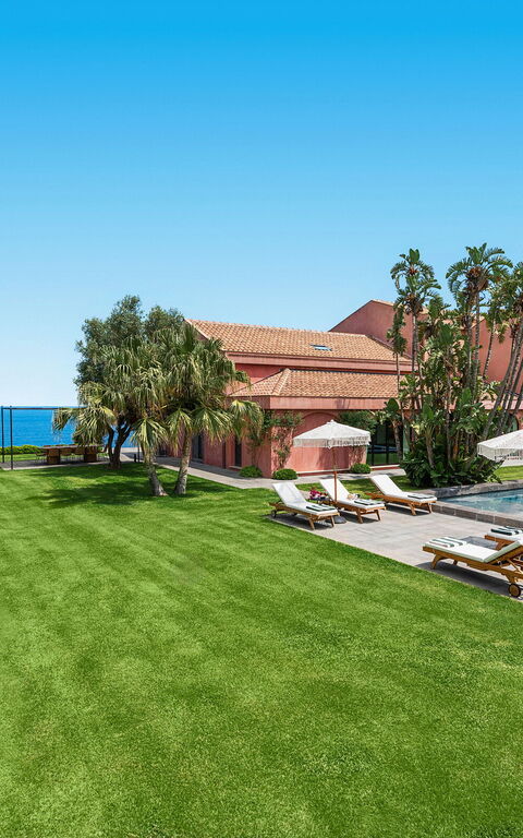 Villa Acqua Marina: Have, pool, Udendørs, Udvendige, Visninger