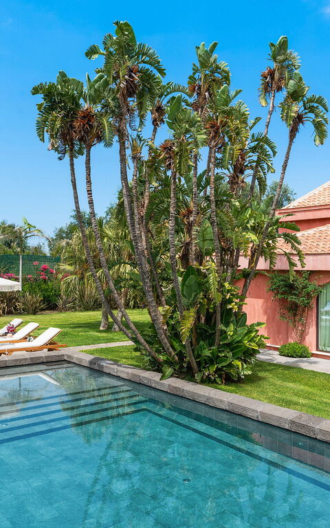 Villa Acqua Marina: Have, pool, Udendørs, Udvendige