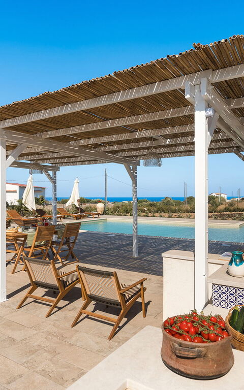 Villa Paolina: Altan / terrasse / gårdhave, pool, Udendørs, Udvendige