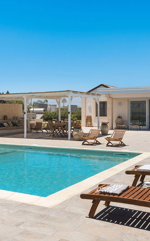 Villa Paolina: Altan / terrasse / gårdhave, pool, Udendørs, Udvendige