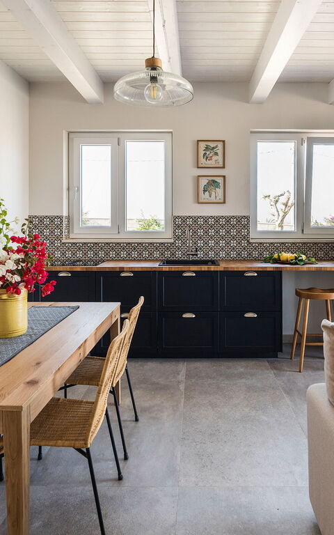 Villa Paolina: Frokostlokale, Køkken, Stue