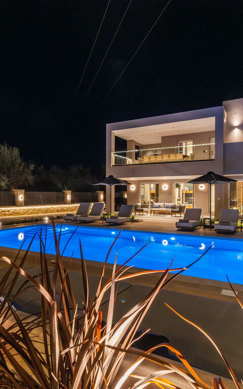 Villa Serenity: Have, pool, Udendørs, Udvendige