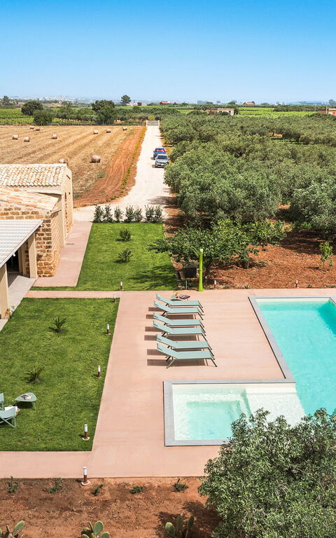 Villa Cavalè: Have, pool, Udendørs, Udvendige, Visninger