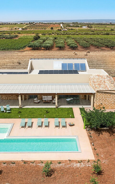 Villa Cavalè: Have, pool, Udendørs, Udvendige, Visninger