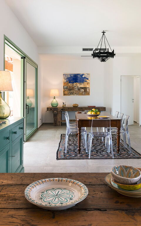 Villa Cavalè: Frokostlokale, Stue