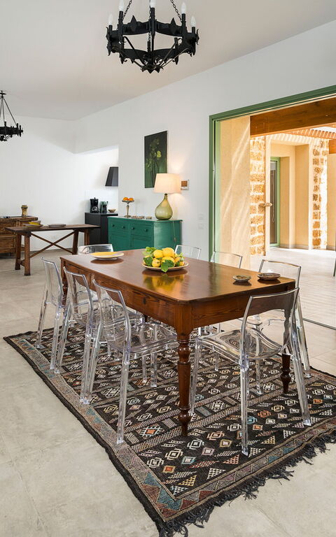 Villa Cavalè: Frokostlokale, Stue