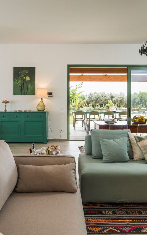 Villa Cavalè: Frokostlokale, Stue