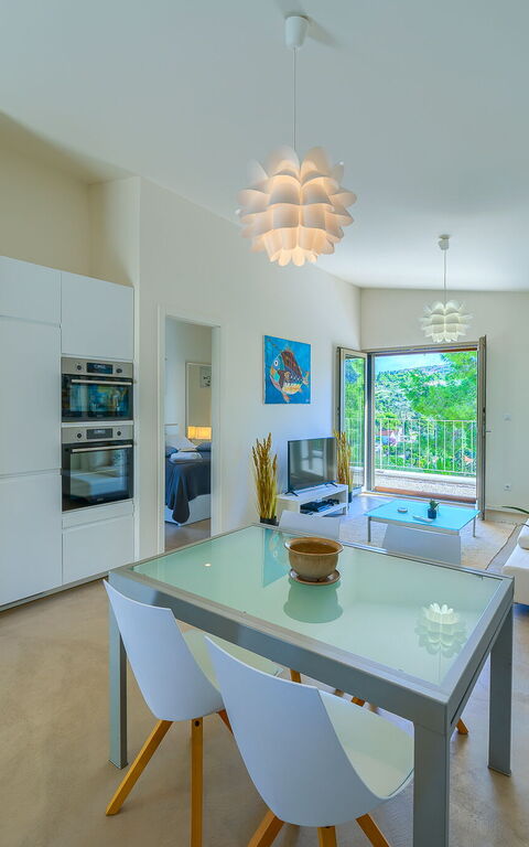 Villa Pine Haven: Stue