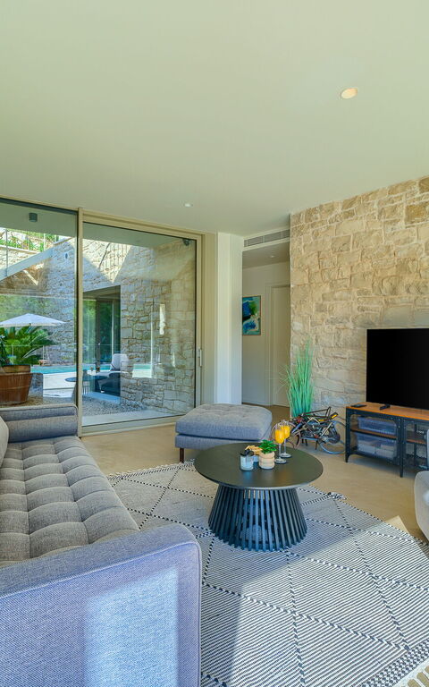 Villa Pine Haven: Stue