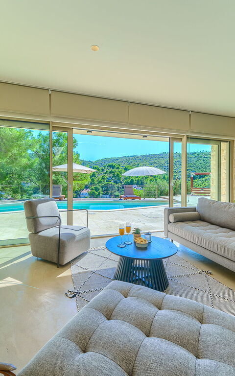 Villa Pine Haven: Stue