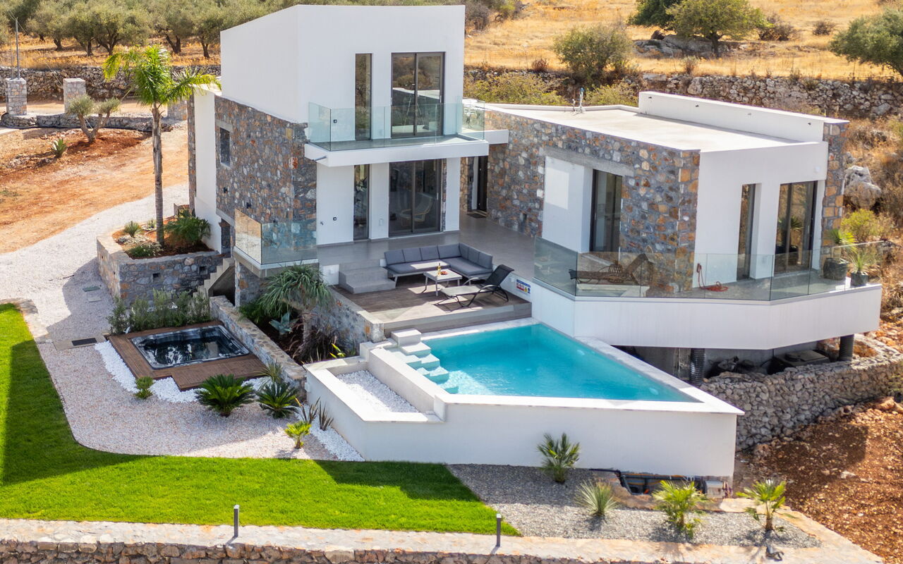 Venetian Villa: Have, pool, Udendørs, Udvendige