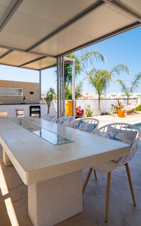 Christianna Apartments: Altan / terrasse / gårdhave, pool, Udendørs