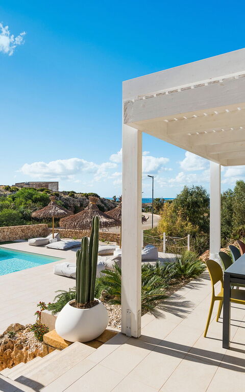 Villa Castalia: Altan / terrasse / gårdhave, pool, Udendørs, Udvendige