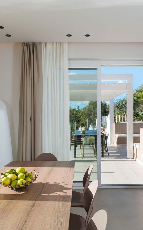 Villa Castalia: Frokostlokale, Køkken