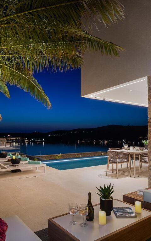 Villa Olive Vista 2: Altan / terrasse / gårdhave, pool, Udendørs, Udvendige