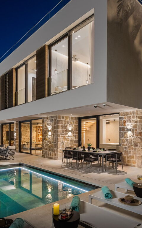 Villa Olive Vista 2: Altan / terrasse / gårdhave, pool, Udendørs, Udvendige