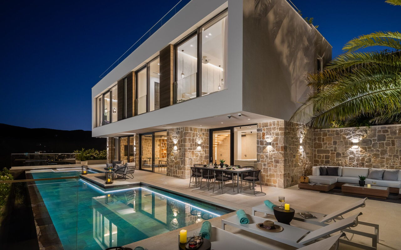 Villa Olive Vista 2: Altan / terrasse / gårdhave, pool, Udendørs, Udvendige