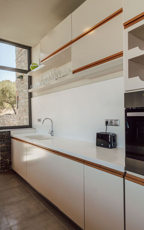 Villa Kera Panorama: Køkken