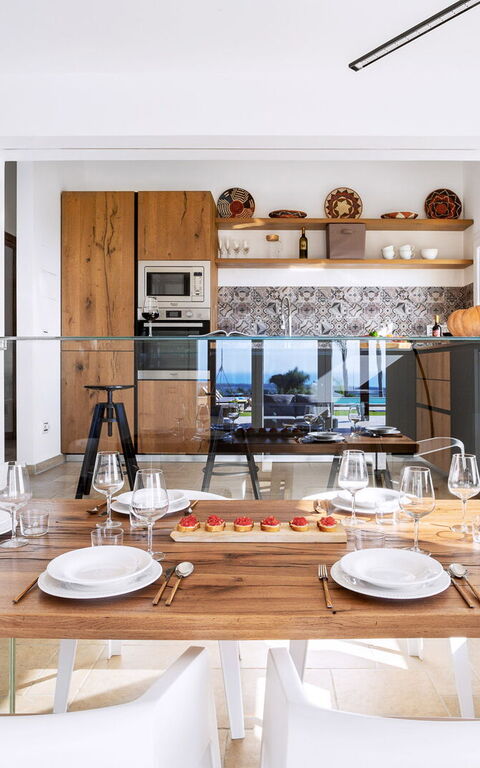 Villa Erakle: Frokostlokale, Køkken