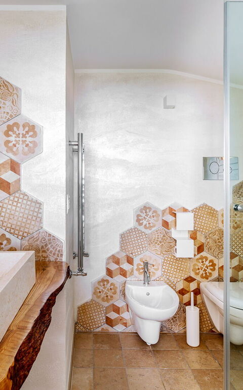 Villa Erakle: Badeværelse