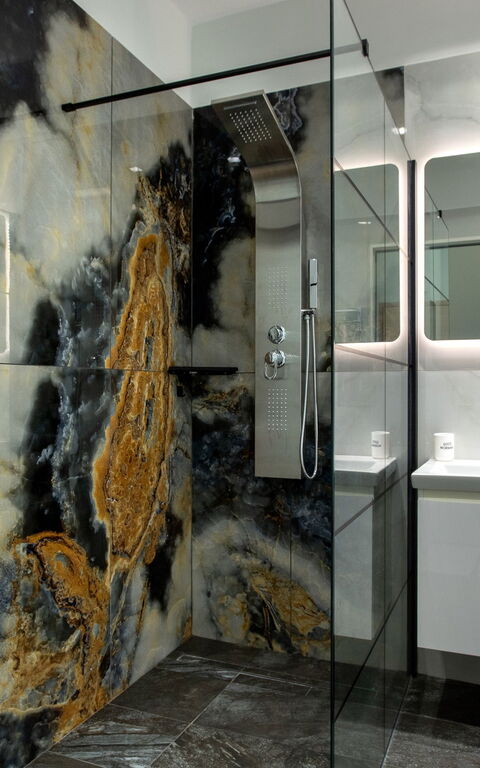 Villa Aurora Blue: Badeværelse