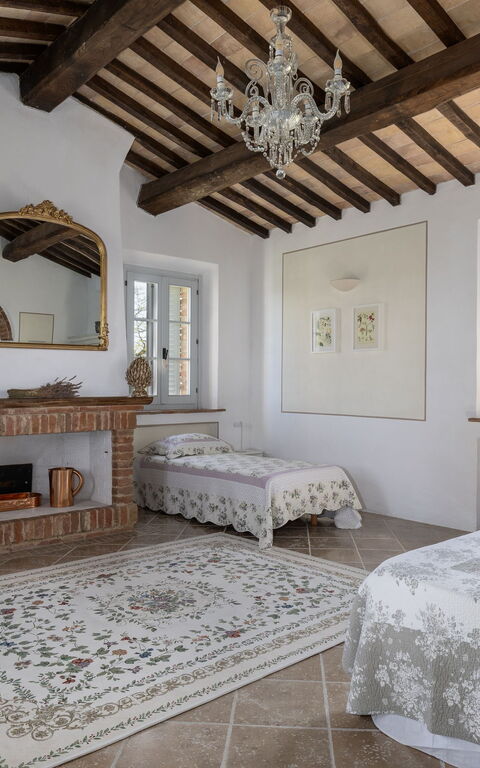 Casale Delle Mele: soveværelse