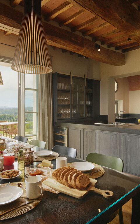 Villa Elmi: Køkken, Stue