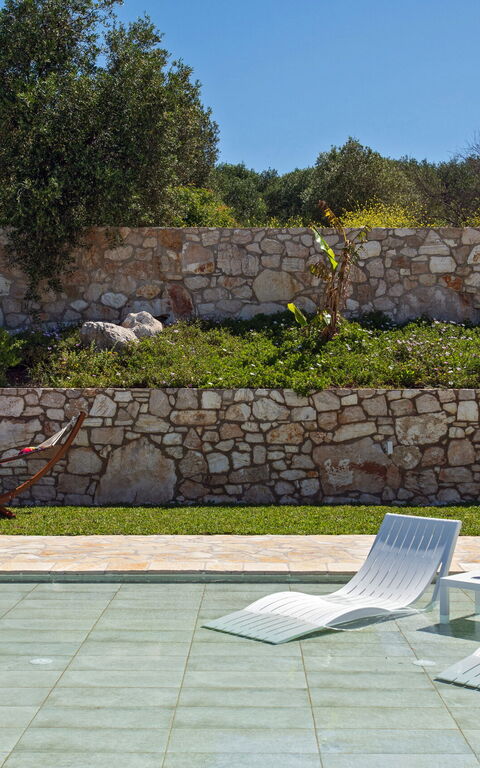 Villa Sunset: Have, pool, Udendørs