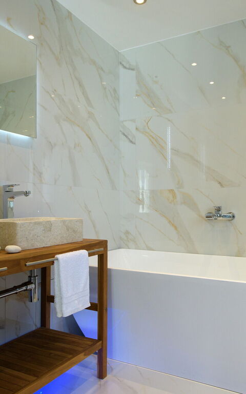 Villa Sunset: Badeværelse