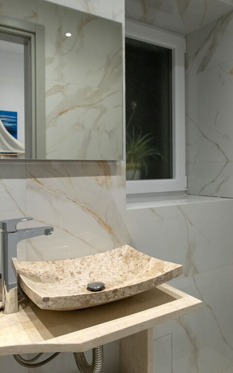 Villa Sunset: Badeværelse