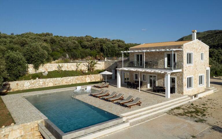 Villa Sunset: Have, pool, Udendørs, Udvendige