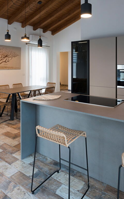 Villa Sike: Frokostlokale, Køkken