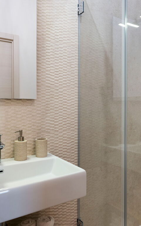 Villa Sike: Badeværelse